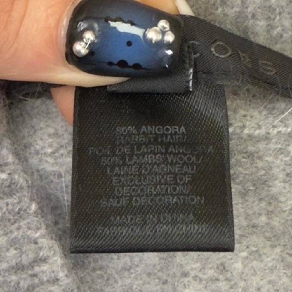 Marc Jacobs Angora Bow Cardigan, angora & Lambswool blend, - Picture 6 of 8